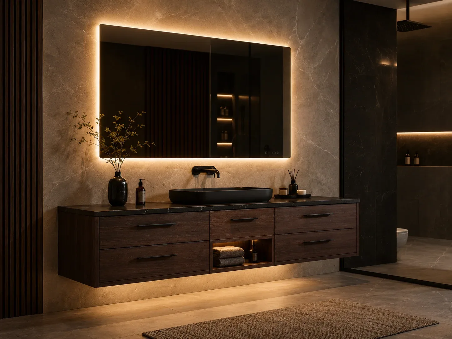 Floating vanity — Bathroom Vanity by Reedify Modulars