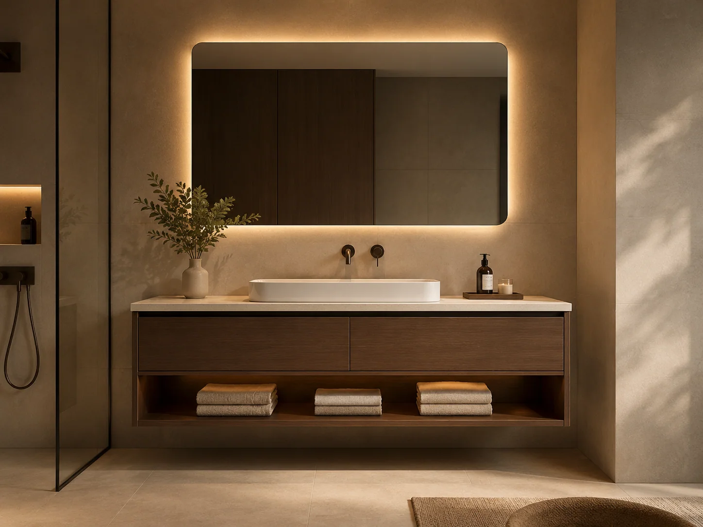 Floating Bathroom Vanity by Reedify Modulars Rohtak