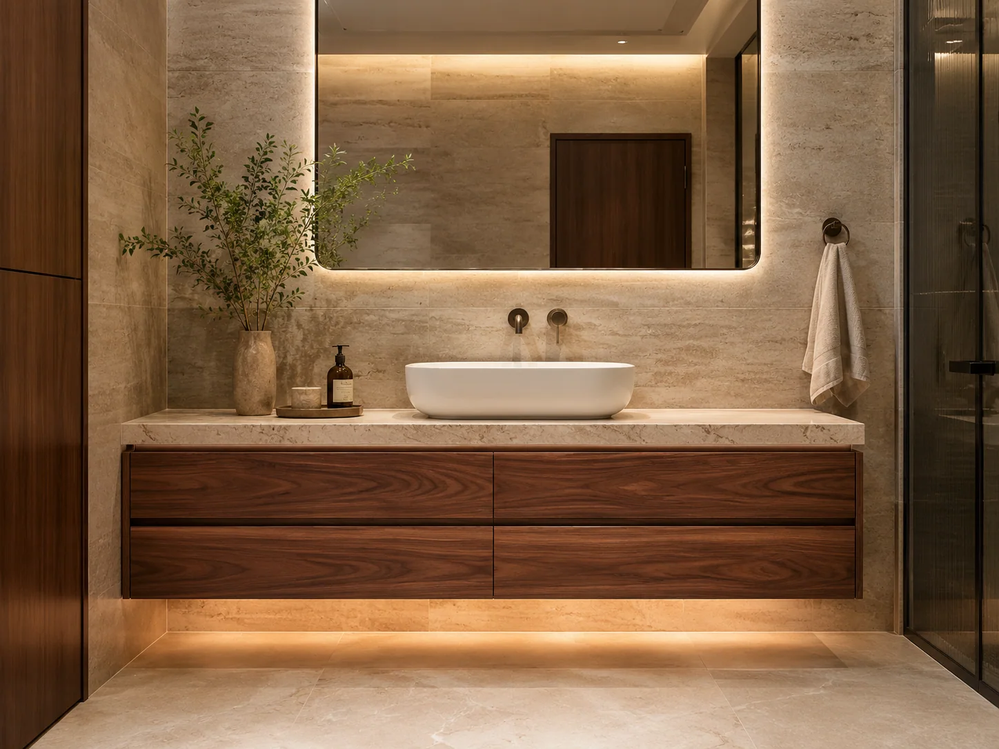 Floating Bathroom Vanity by Reedify Modulars Rohtak