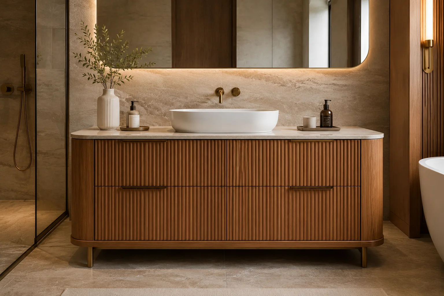 Freestanding Bathroom Vanity by Reedify Modulars Rohtak