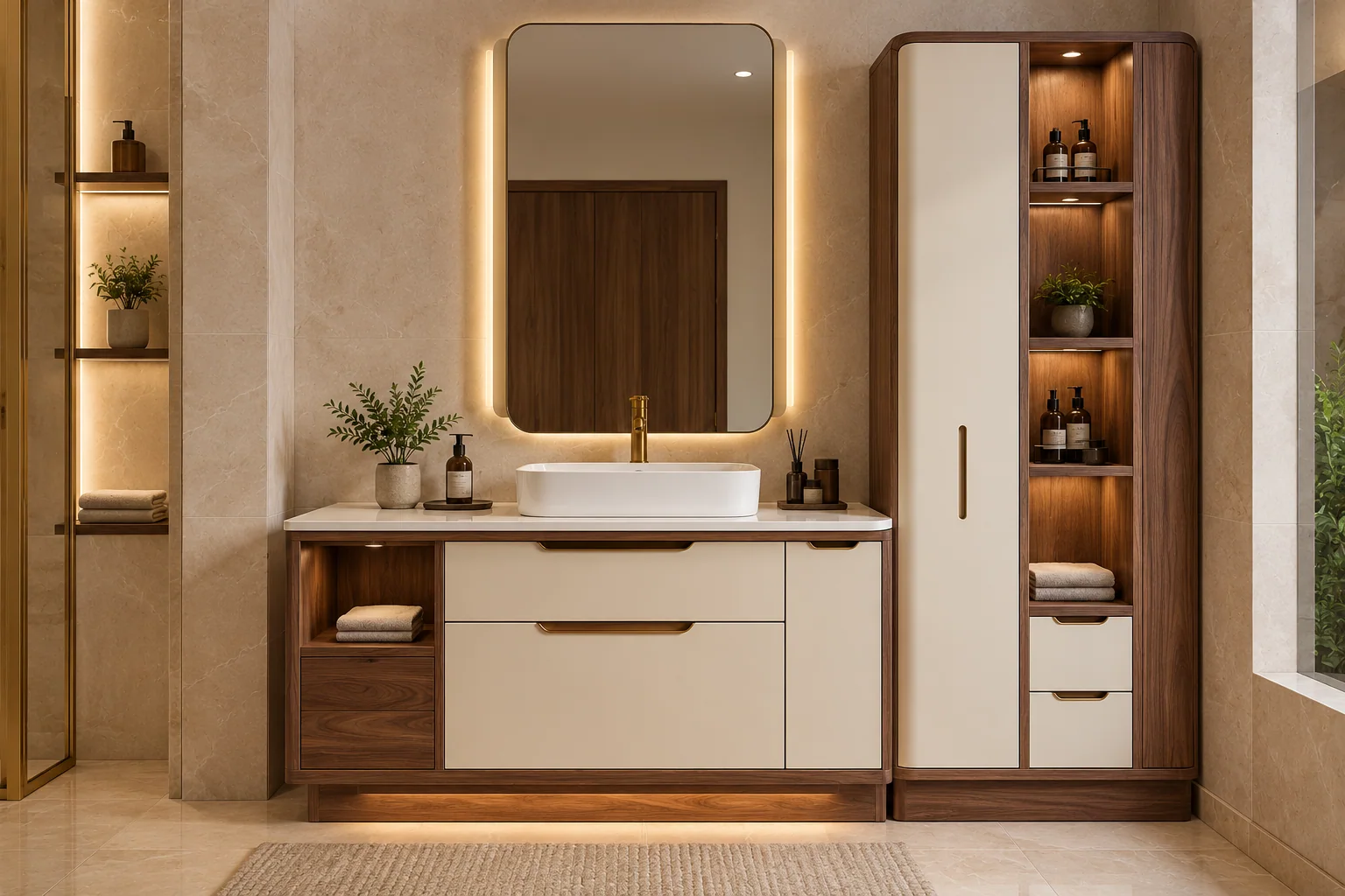 Freestanding Bathroom Vanity by Reedify Modulars Rohtak