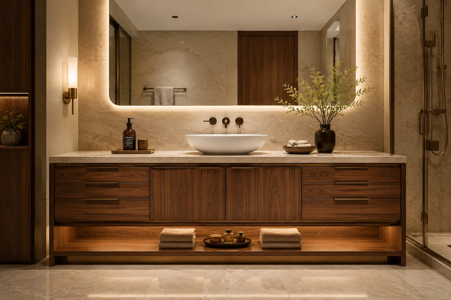 Freestanding Bathroom Vanity by Reedify Modulars Rohtak