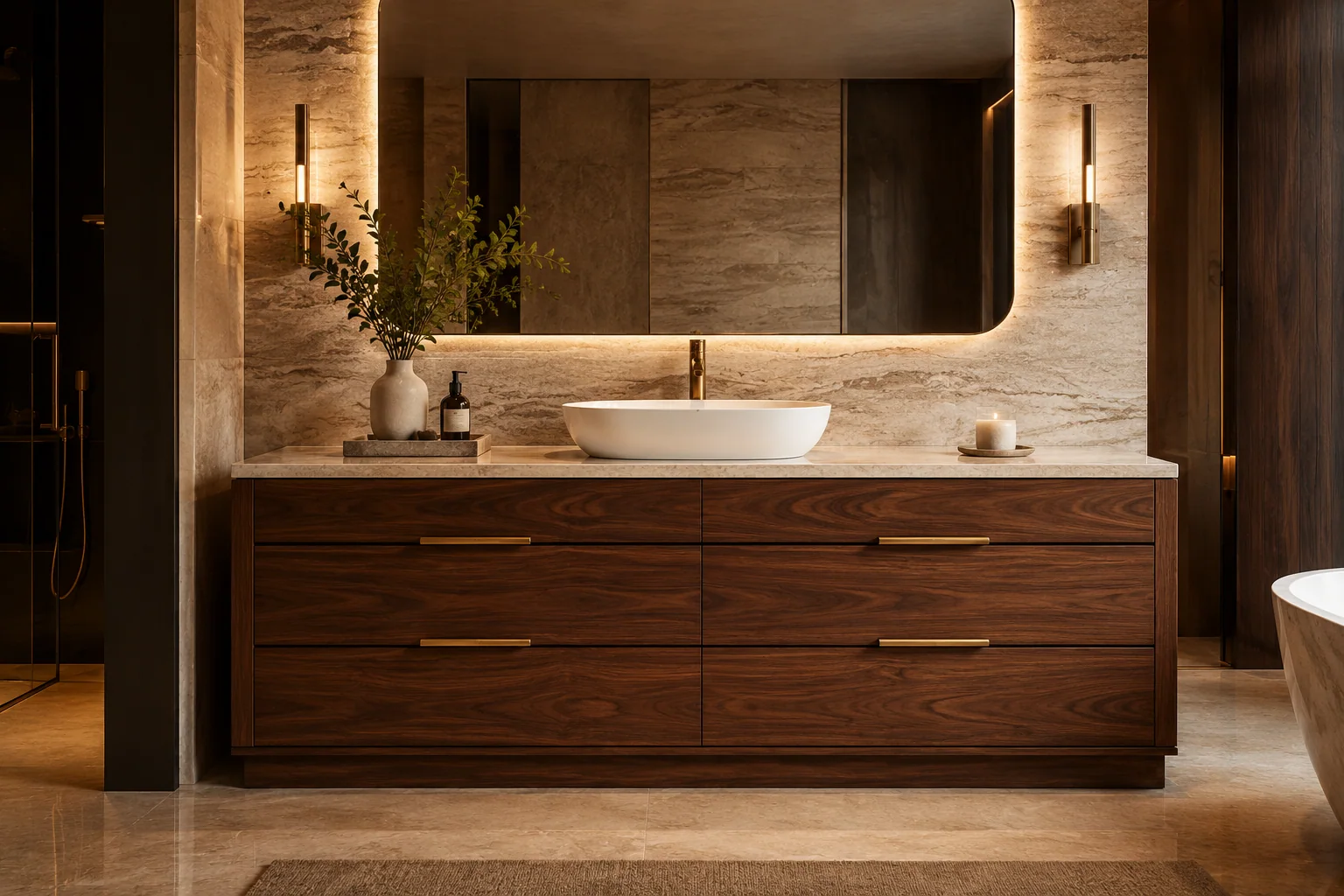 Freestanding Bathroom Vanity by Reedify Modulars Rohtak