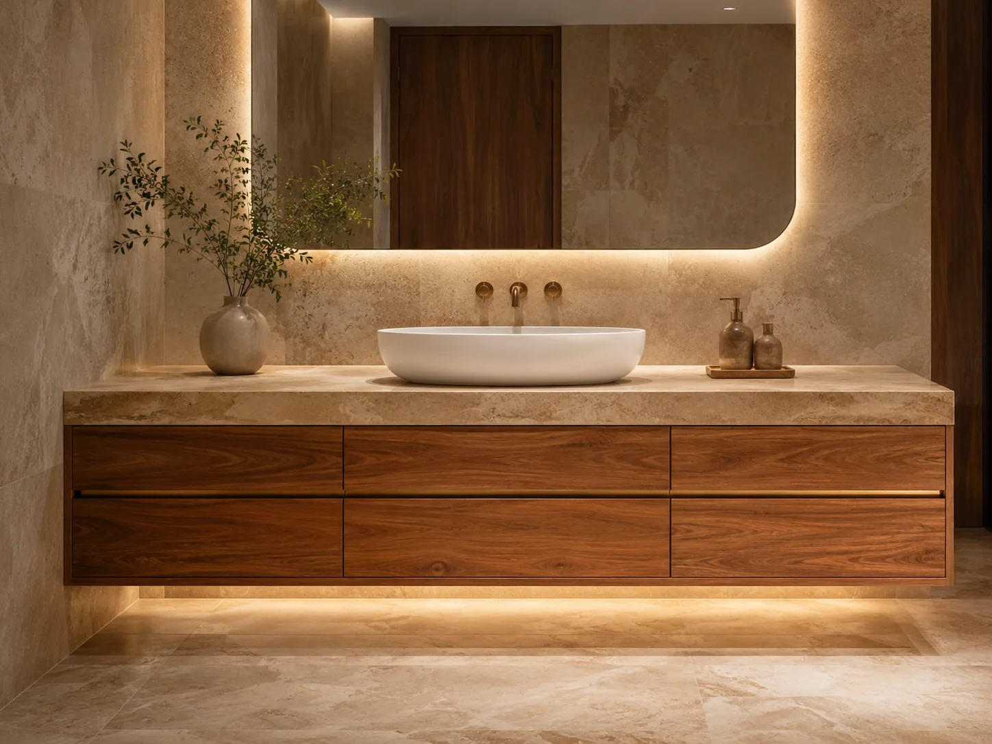 Luxury Bathroom Vanity by Reedify Modulars Rohtak