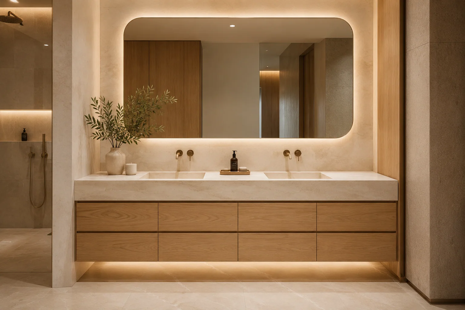 Luxury Bathroom Vanity by Reedify Modulars Rohtak