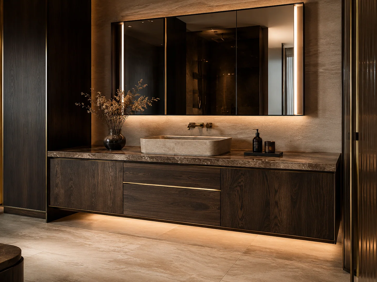 Luxury Bathroom Vanity by Reedify Modulars Rohtak