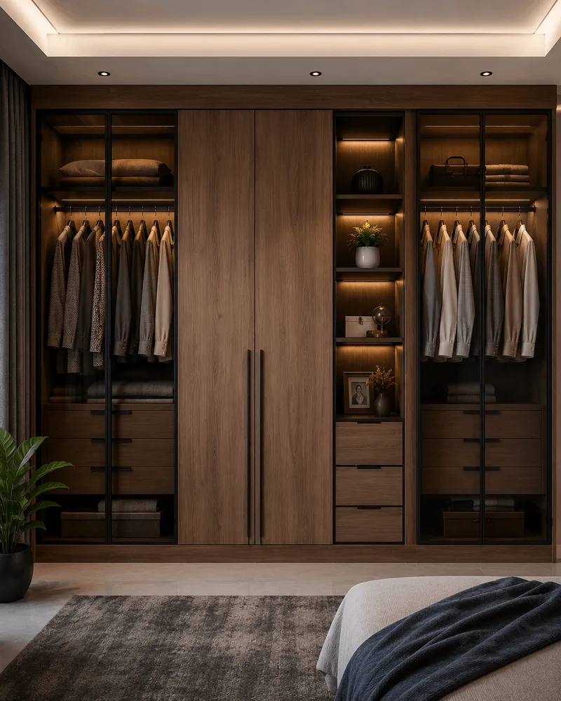 Factory-made modular wardrobe and storage by Reedify Modulars