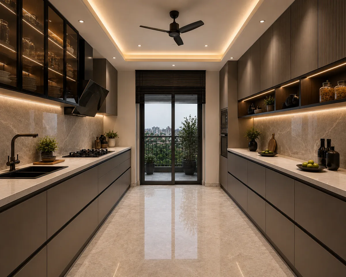 Parallel Modular Kitchen Rohtak