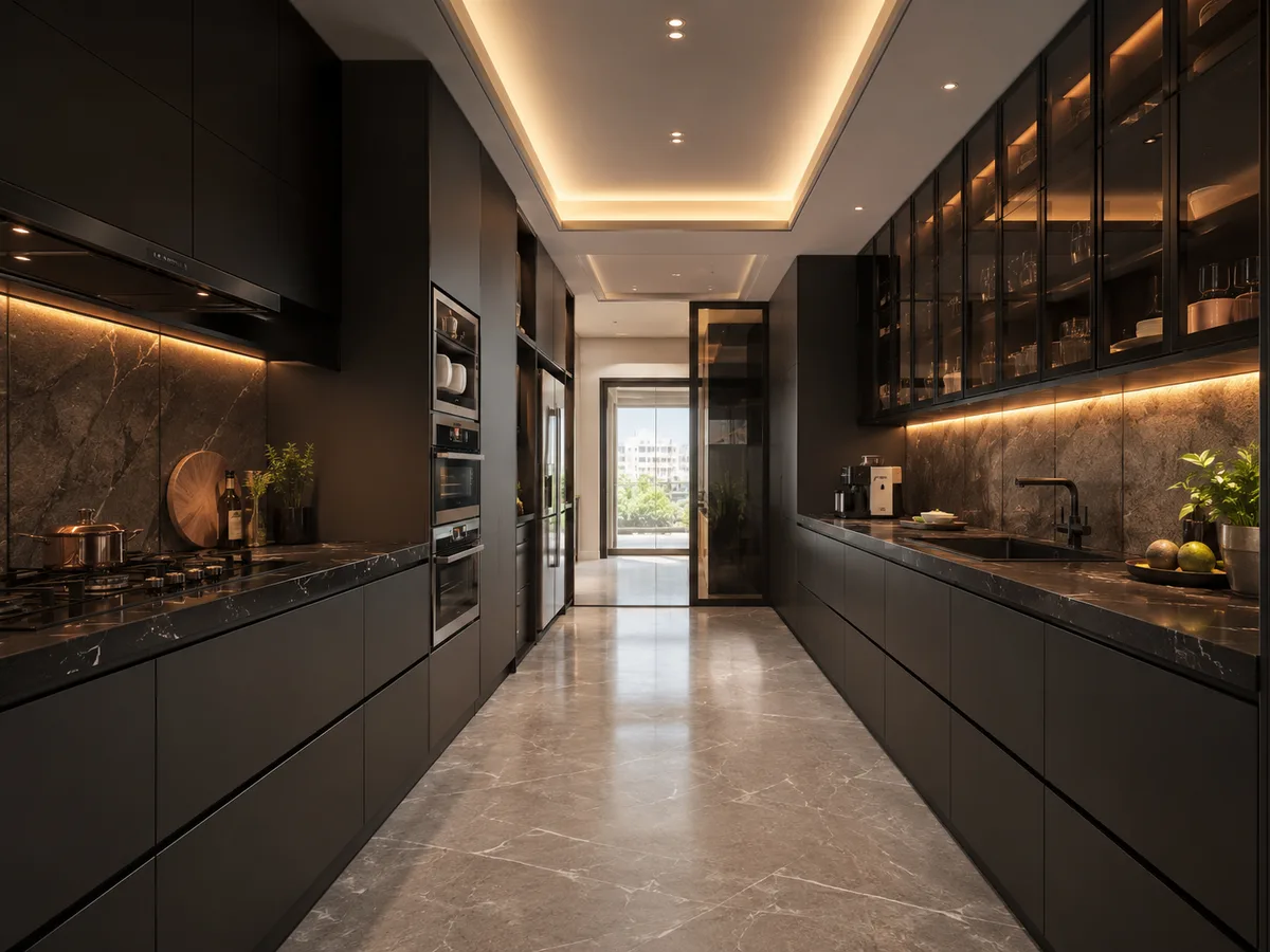Parallel Modular Kitchen Rohtak
