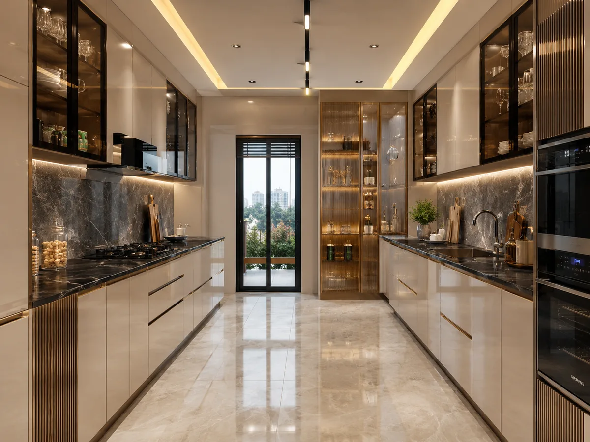 Parallel Modular Kitchen Rohtak
