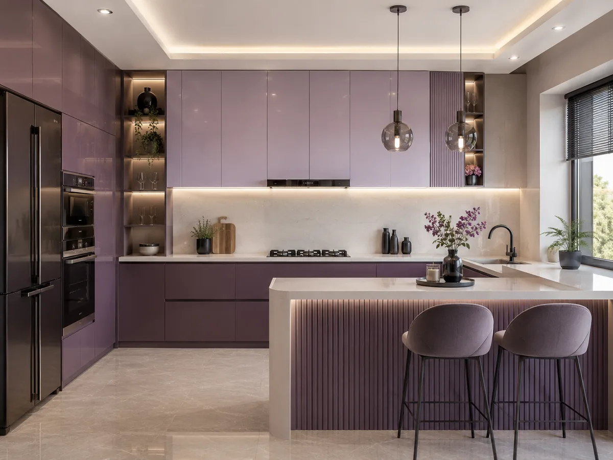 Peninsula Modular Kitchen Rohtak