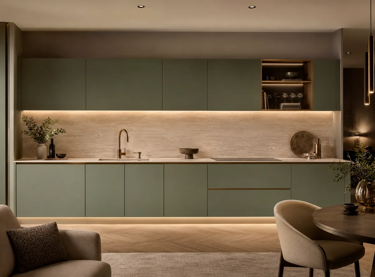Straight Modular Kitchen Rohtak
