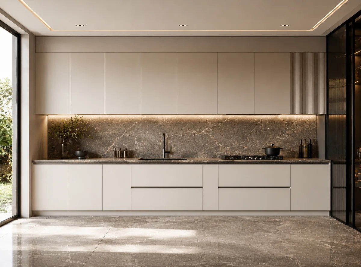 Straight Modular Kitchen Rohtak