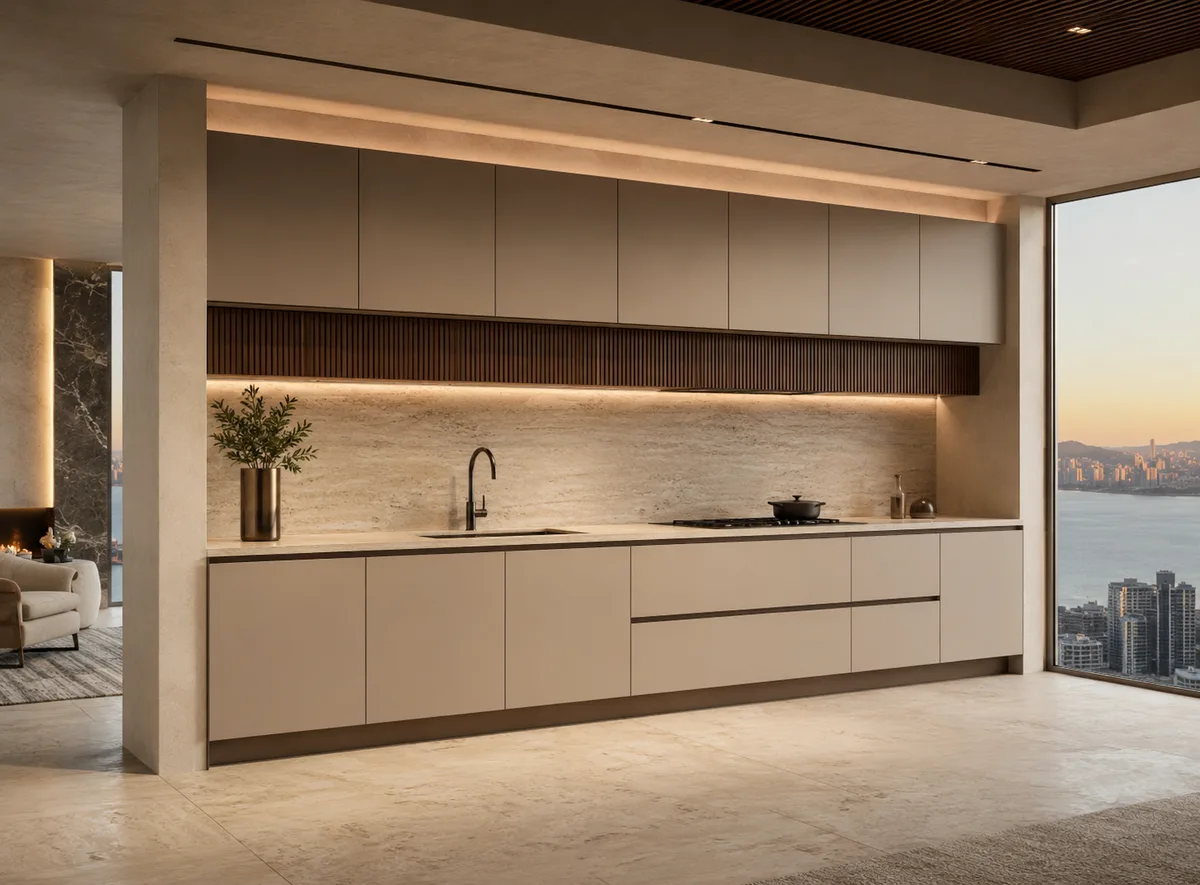 Straight Modular Kitchen Rohtak