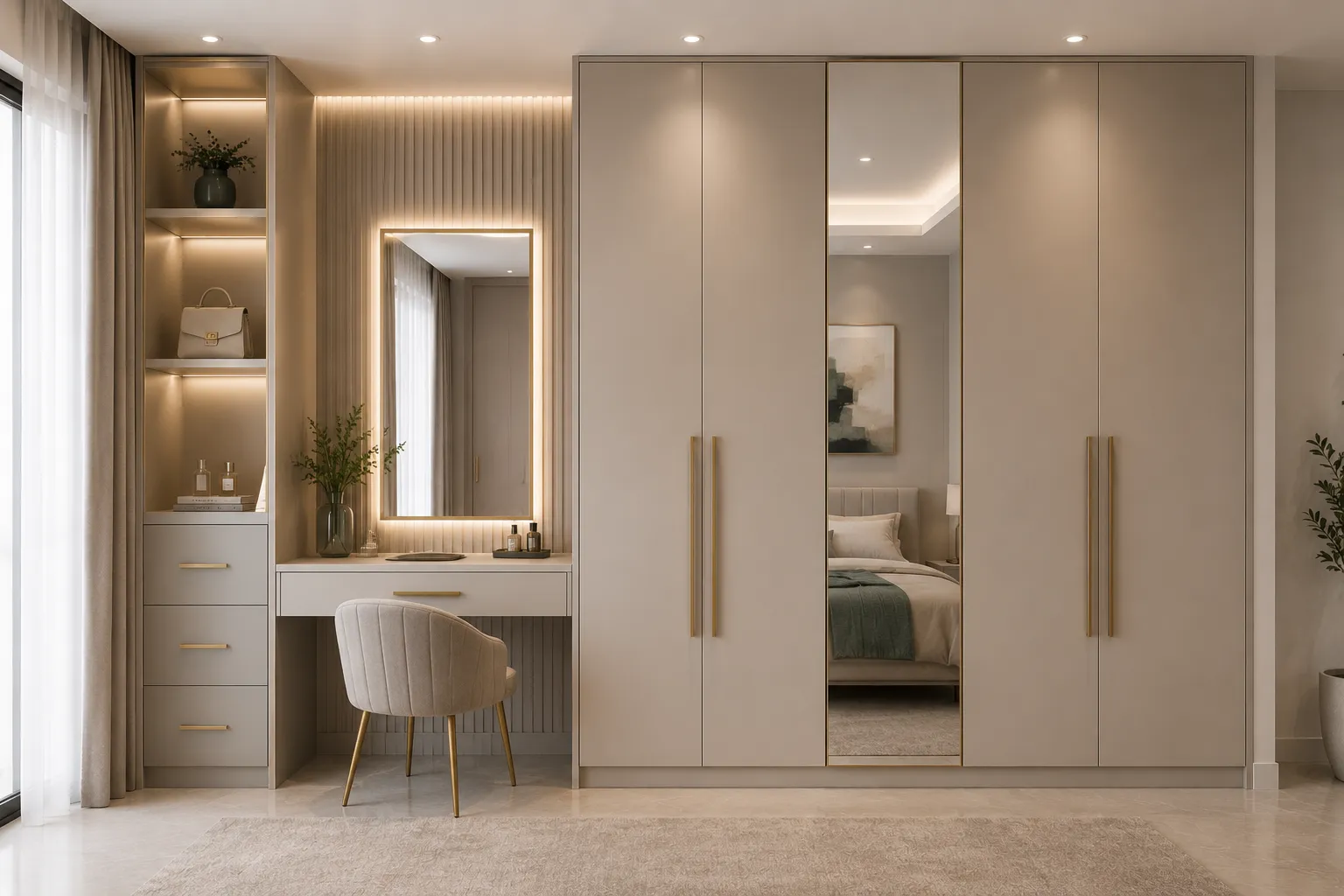 Wardrobe with Dressing Table Rohtak