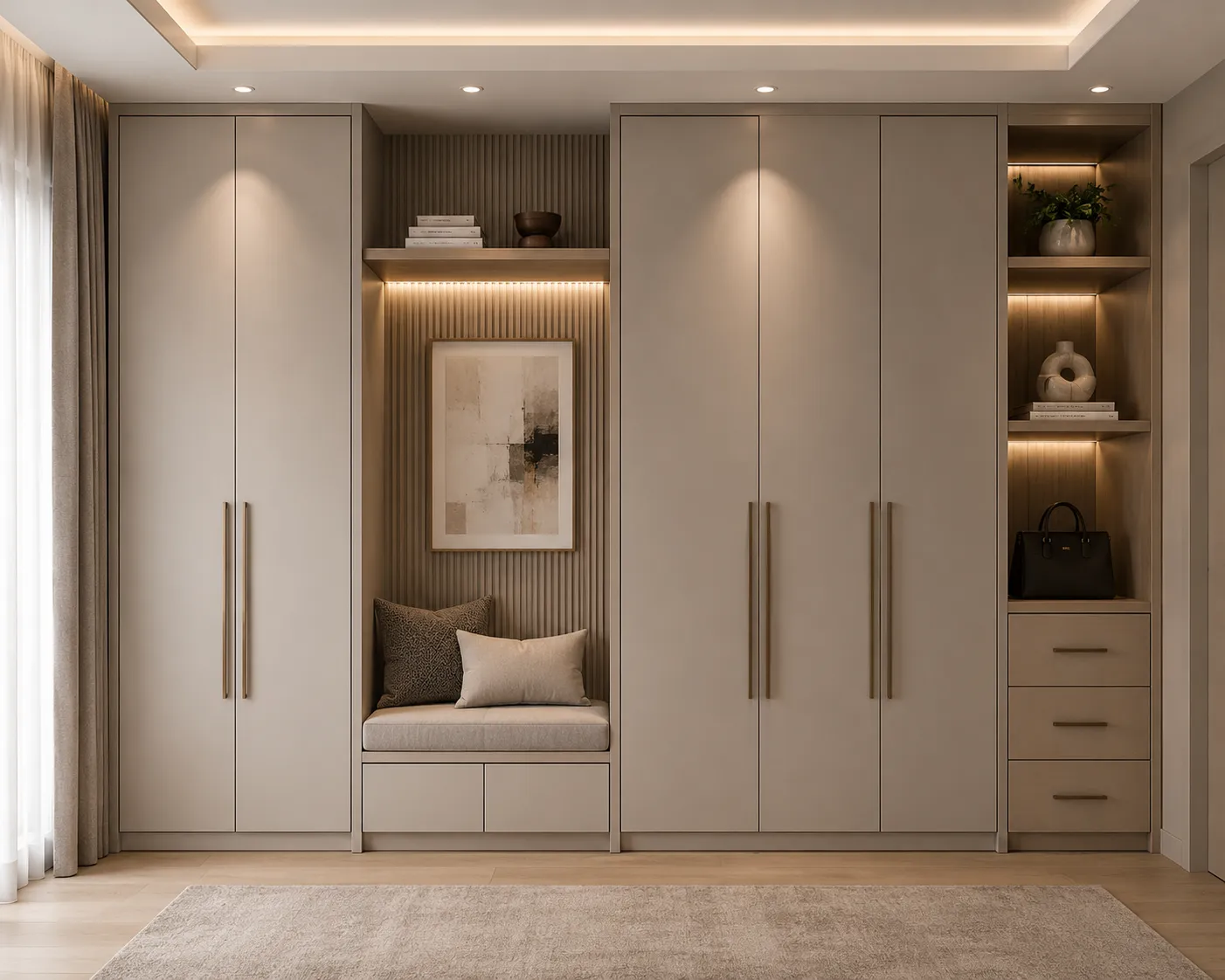 Wardrobe with Sitting Space Rohtak