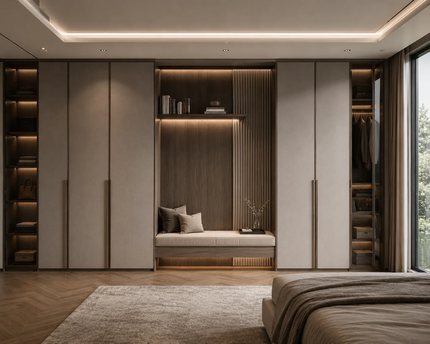 Wardrobe with Sitting Space Rohtak