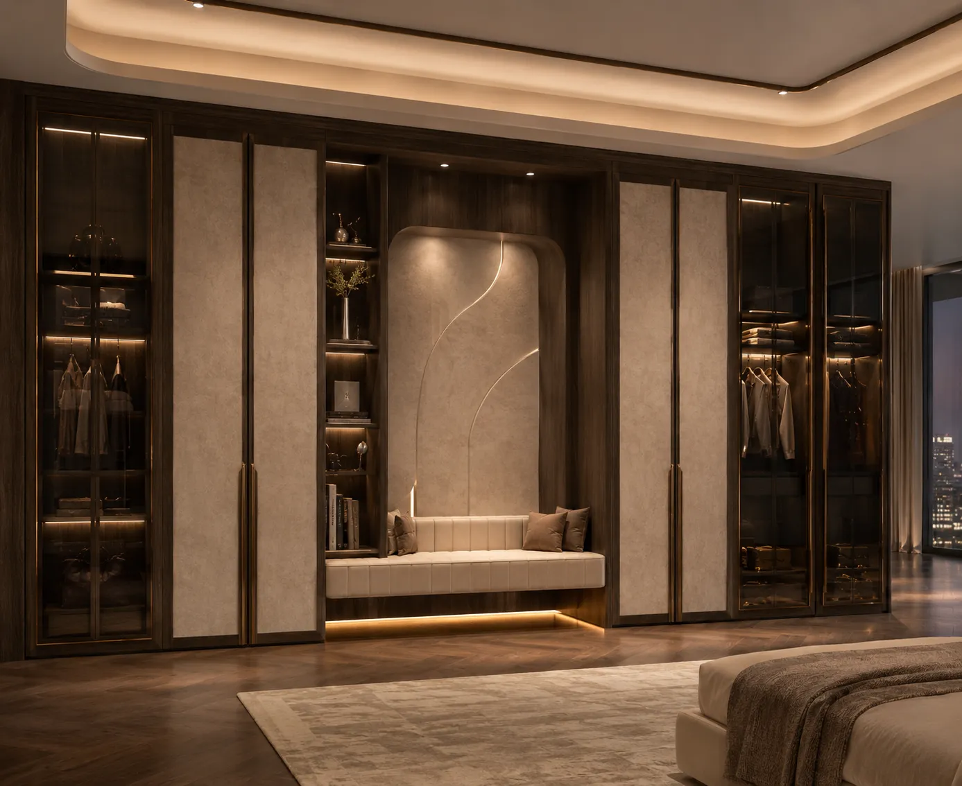 Wardrobe with Sitting Space Rohtak