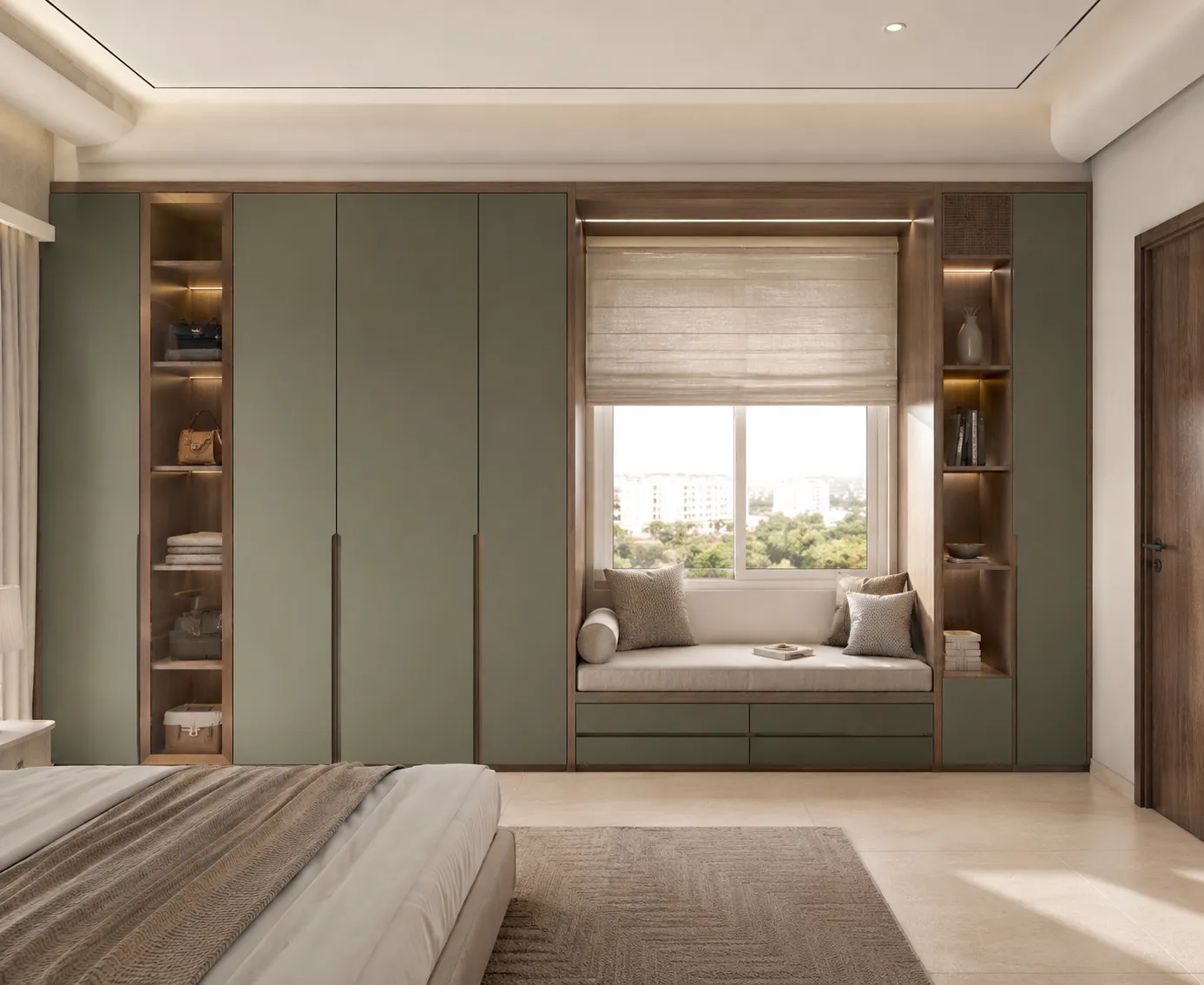 Wardrobe with Sitting Space Rohtak