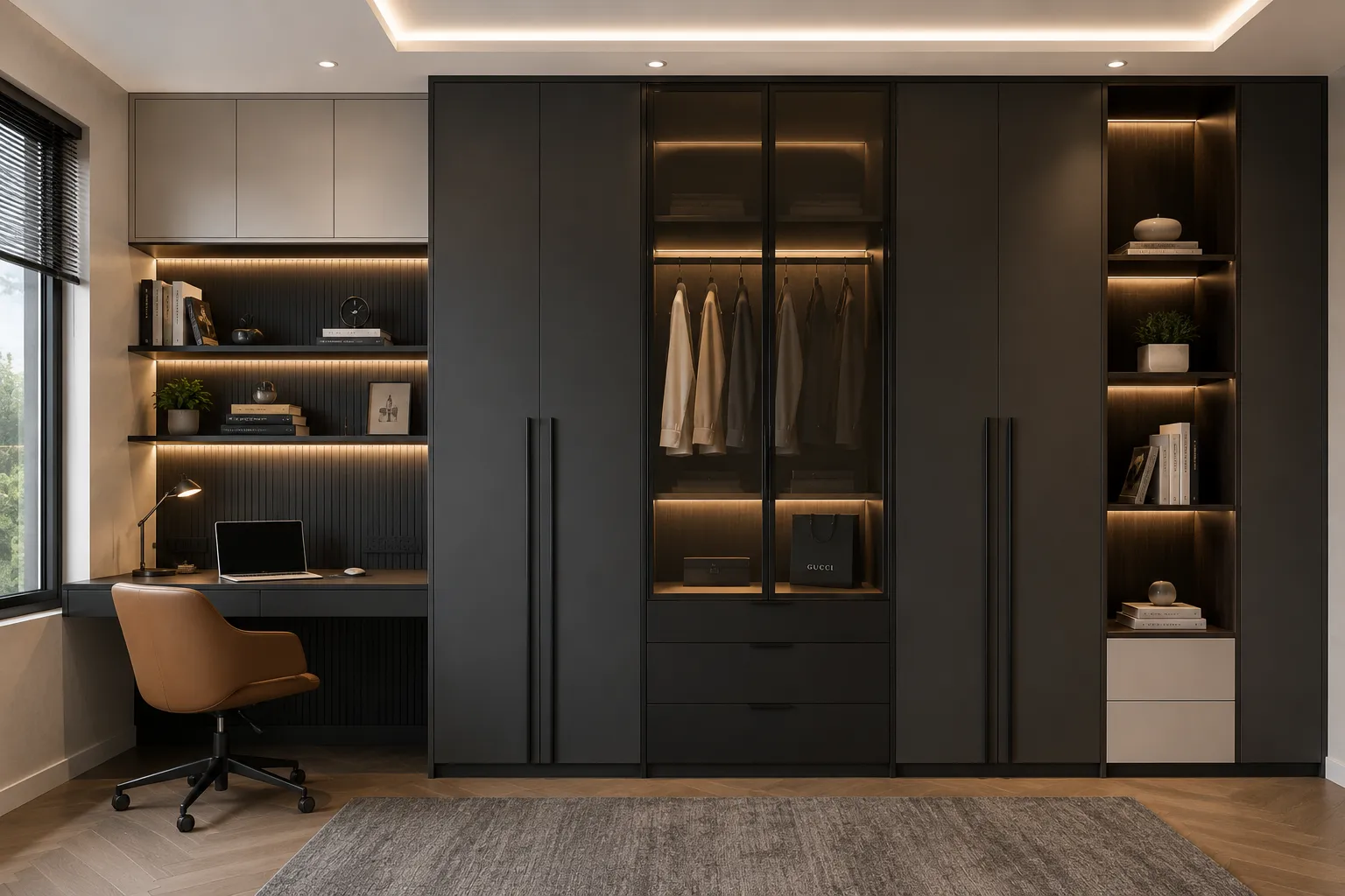 Wardrobe with Study Table Rohtak