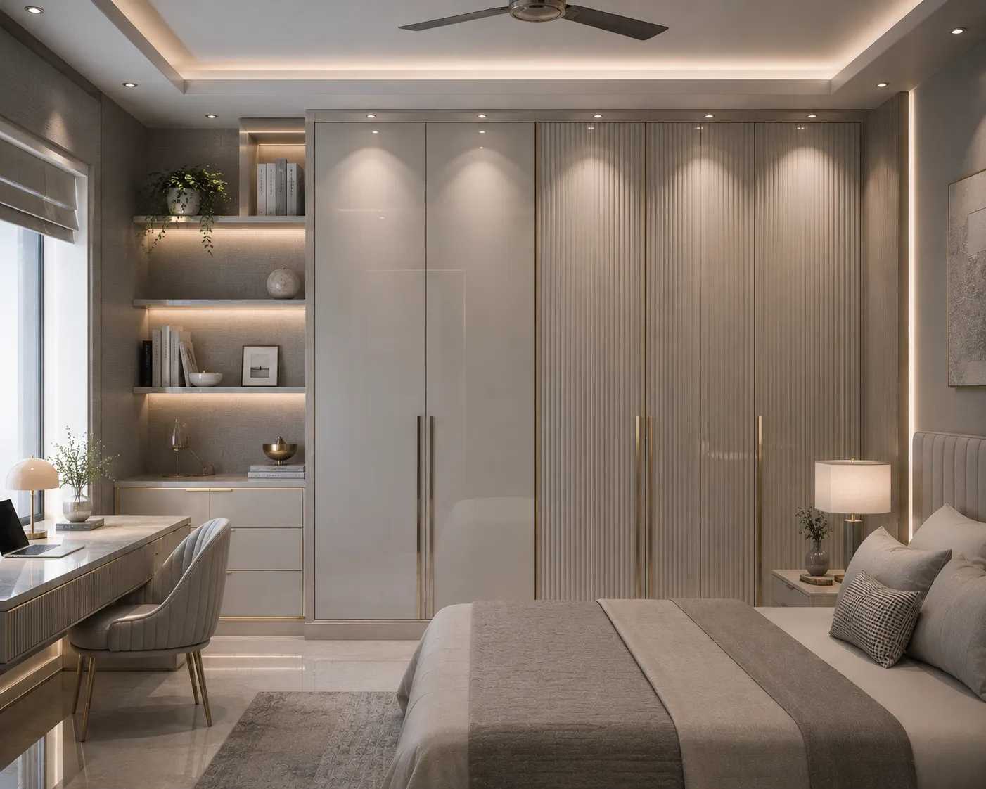 Wardrobe with Study Table Rohtak