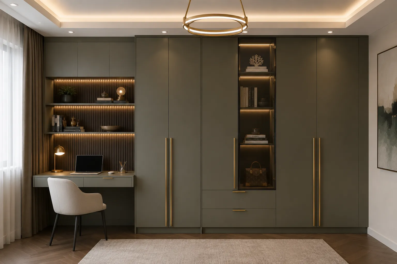 Wardrobe with Study Table Rohtak
