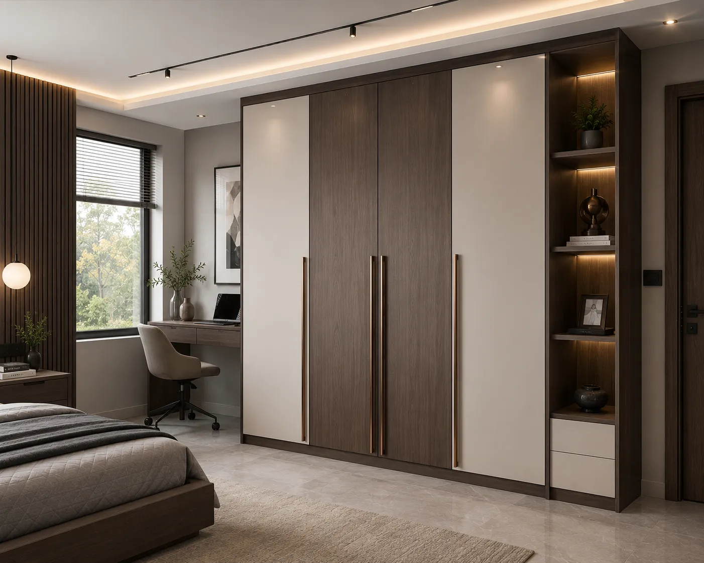 Wardrobe with Study Table Rohtak