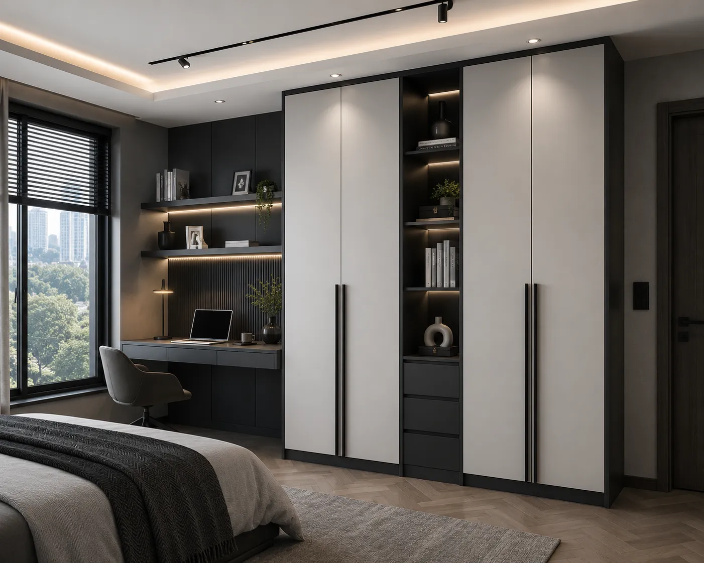 Wardrobe with Study Table Rohtak