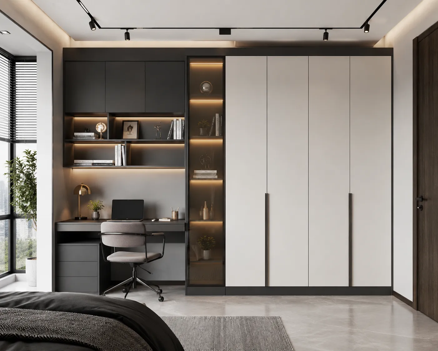 Wardrobe with Study Table Rohtak